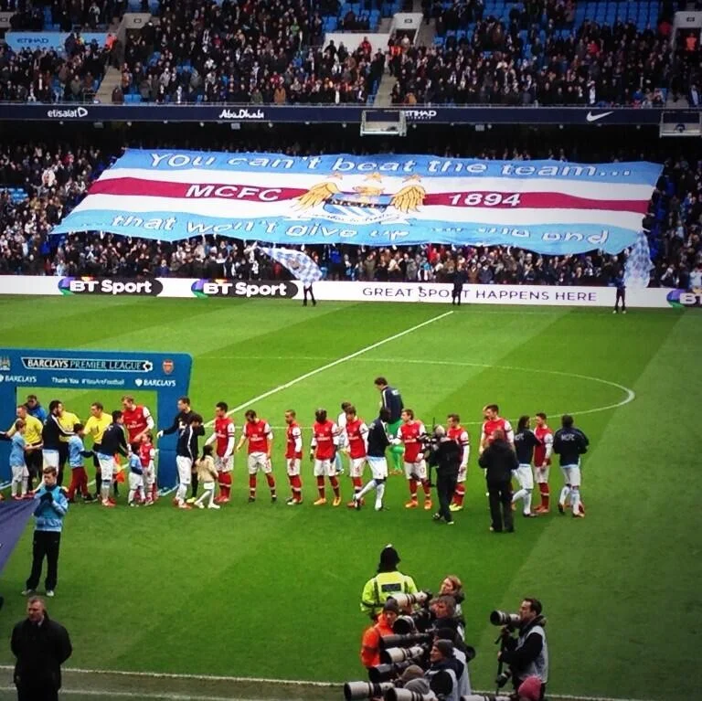 MANCHESTER CITY SURFING FLAG
