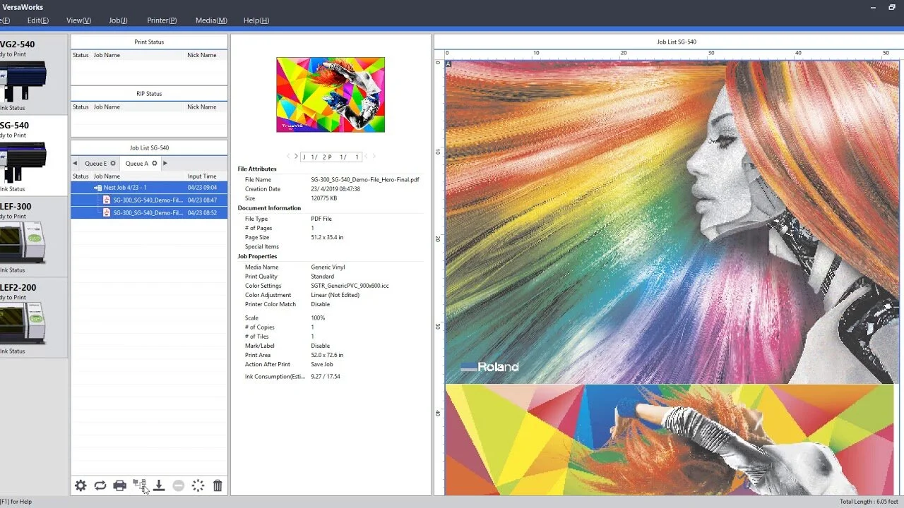 Roland DG Announces Latest Version Of Versaworks 6 RIP Software With Important New Functions For Inkjet Printers