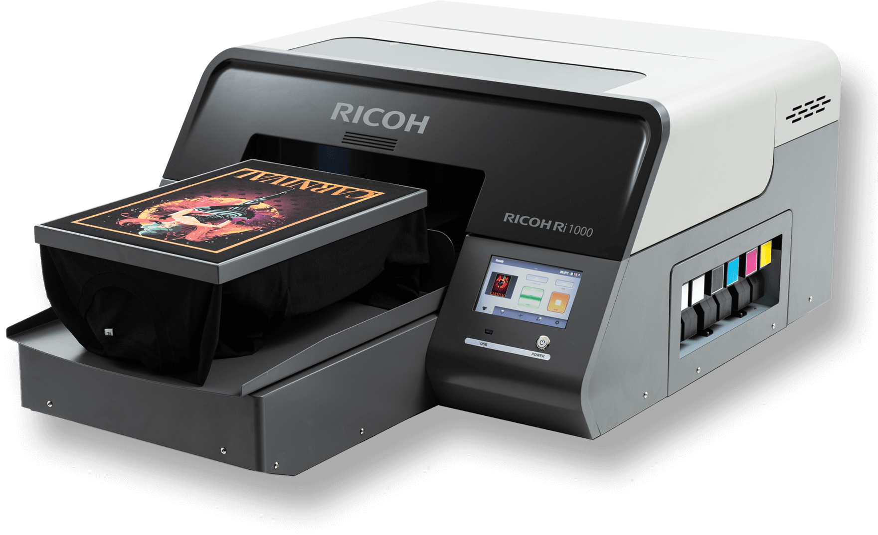 Ricoh Ri 100 Used By Natural Print Solutions—A Family Run Business—To Produce Bespoke Merchandise