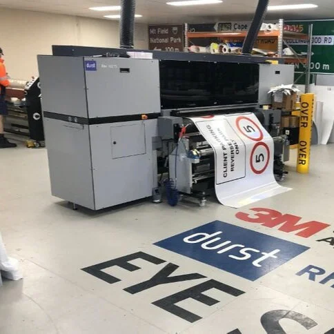Tasmania’s Road Signs Are Printed With The Traffic Sign Printer From Durst At Eye Spy Signs 