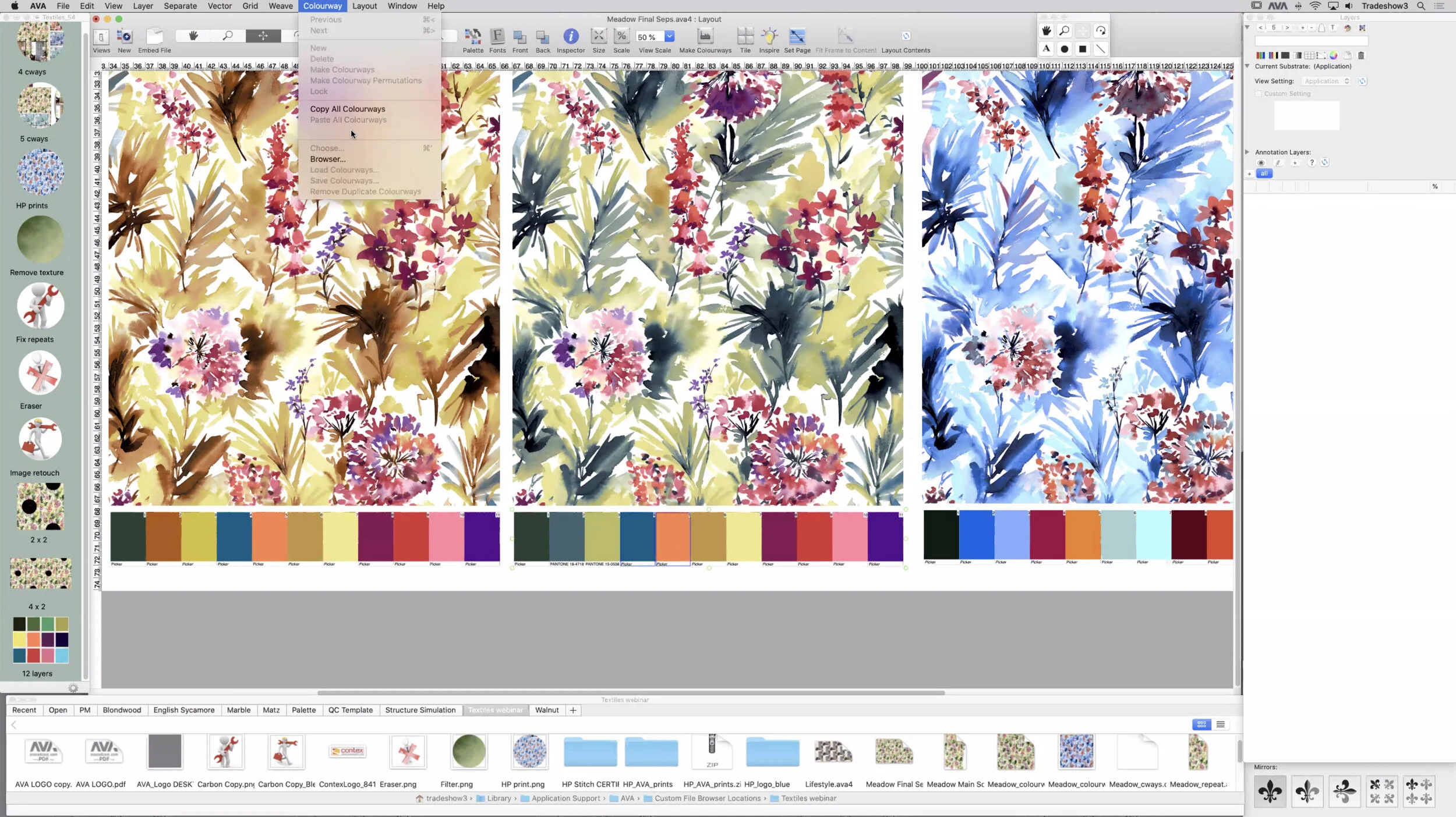 WHERE DESIGN COLOUR AND TEXTILE PRINTING INTERCONNECT THE WORKFLOW MUST ...
