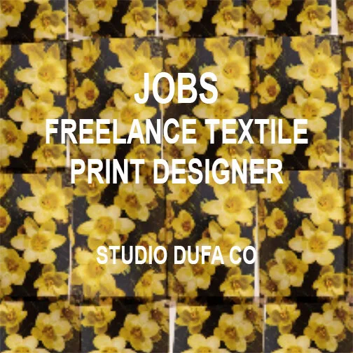 [JOBS] FREELANCE PRINT TEXTILE DESIGNER : STUDIO DUFACO