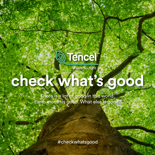 Lenzing Announces TENCEL™ #Checkwhatsgood Campaign To Celebrate Earth Day 2021 
