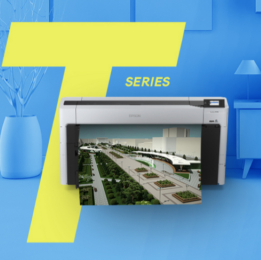 Epson Debuts Production-Class Line Of Surecolor T-Series Wide-Format Printers For CAD And Graphics Applications