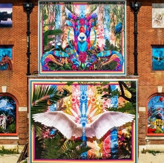 Kavalan Sunlight Weldable PVC-Free Banner From CMYUK Chosen For Its Eco Credentials At A Mammoth UK Public Art Installation