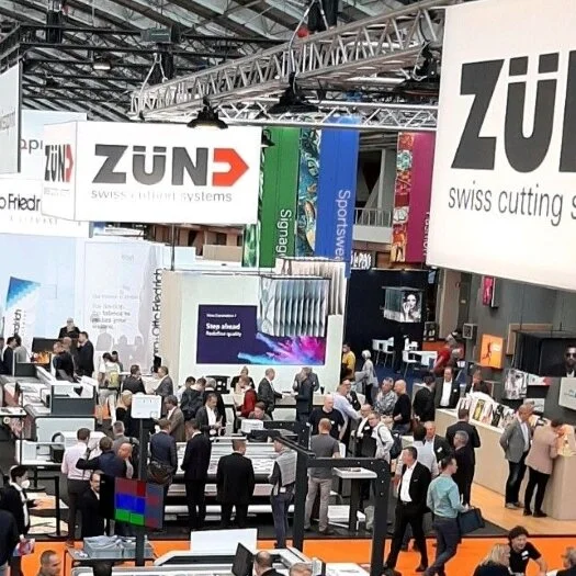At FESPA Global Expo Zünd Systemtechnik Show How To Create Efficiency From Order To Delivery With Intelligent Workflows 