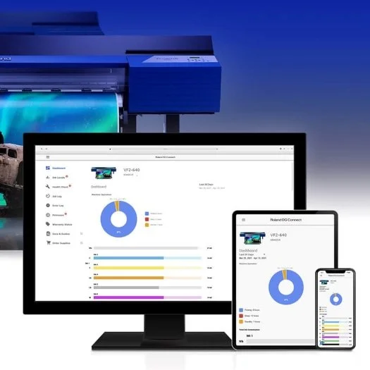 The New Roland DG Connect App Enhances Operations, Productivity &amp; Profitability For Digital Printers