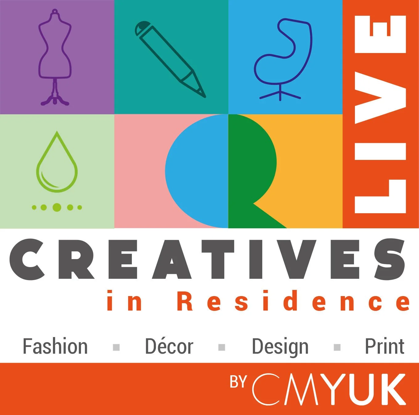 CMYUK Announces ‘Geometrics – Incorporating Textures’— Its Second Creatives in Residence Live Design Brief—Directed By A  New Mentor Cohort 