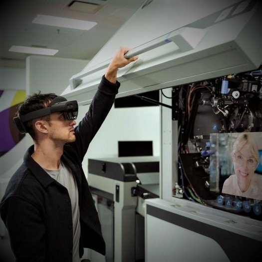 HP And Microsoft Bring Virtual Reality To Deal With Time-Critical Digital Printer Maintenance
