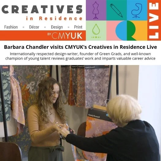 Barbara Chandler Visits CMYUK’s Creatives In Residence Live On Their First Open Day 