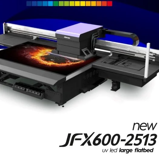 Hybrid Services Reveal 2022 Availability For The New Mimaki JFX600-2513 Production Flatbed LED UV Printer
