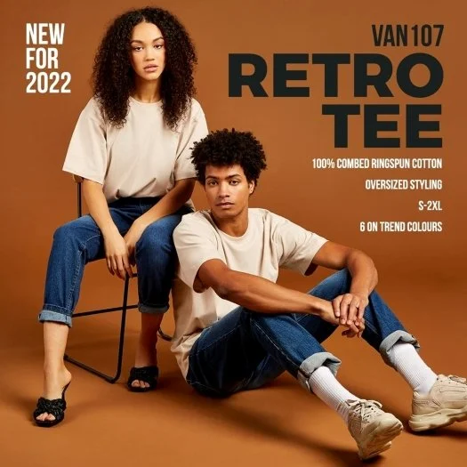 Xpres Launches VAN107 Retro Ring-Spun Tee-Shirts For High-Quality Direct To Garment Printing In 2022