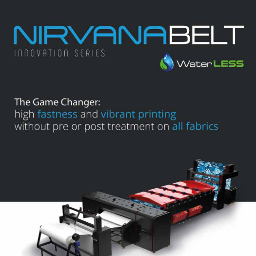 Optimum Digital’s New NirvanaBelt Digital Printer Delivers A Waterless &amp; Sustainable Textile Print Without Pre Or Post-Treatment