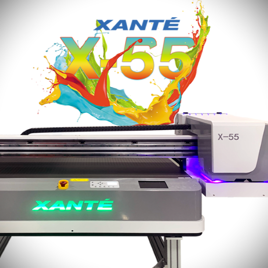 The New Xanté X-55 UV Flatbed Digital Printer Brings A Larger Bed Size And Doubled Production Speed To Black Warrior Printing Of Alabama