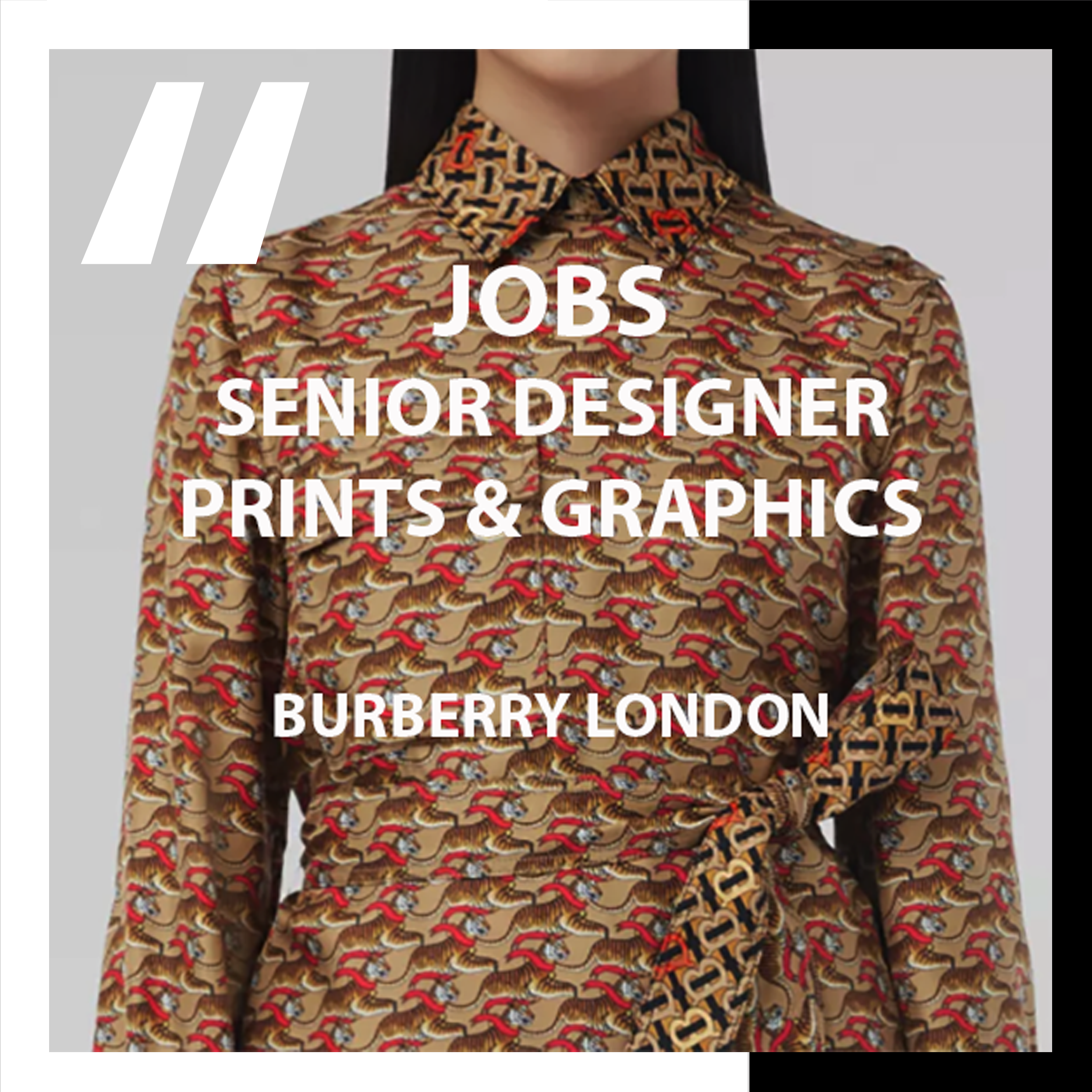 [JOBS] SENIOR DESIGNER - PRINTS &amp; GRAPHICS : BURBERRY LONDON