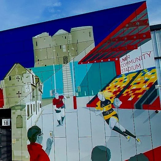 Imageco Use Their HP Latex 800W To Create A Remarkable Giant Mural At The LNER Community Stadium In York