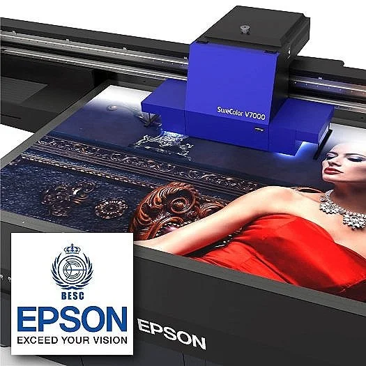 Epson To Show Its First UV LED Flatbed─The Surecolor SC-V7000 At Sign &amp; Digital UK