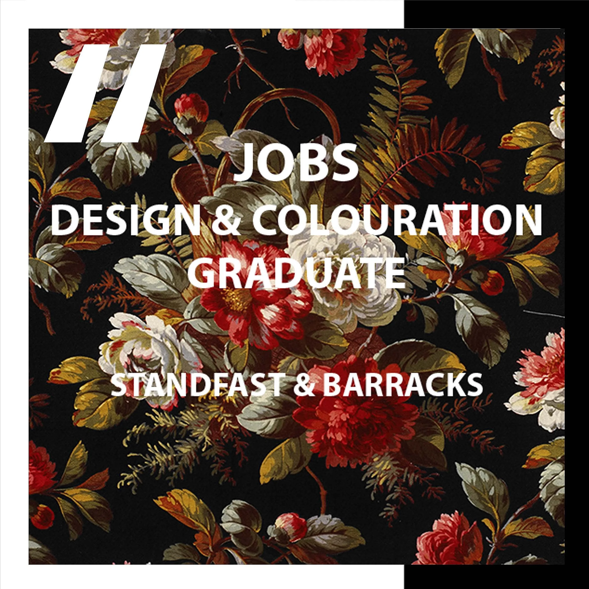 [JOBS]  DESIGN AND COLOURATION GRADUATE : STANDFAST &amp; BARRACKS