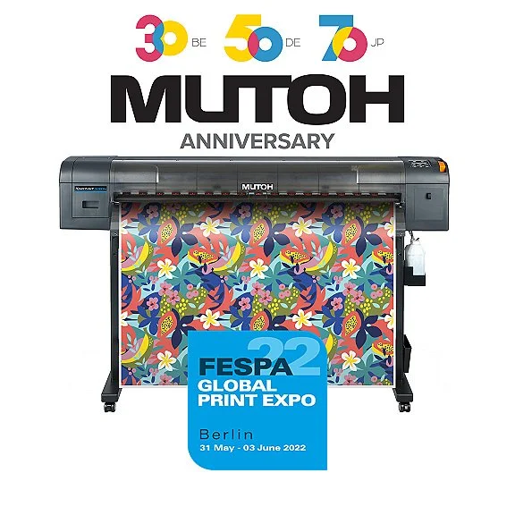 Mutoh EMEA Celebrates 70 Years Of Innovation With Two Product Premieres At Fespa Berlin