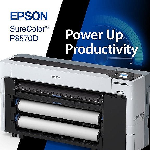 Epson America Now Shipping The SureColor P8570D─Its New High-Speed 44-Inch Production Photo And Graphics Digital Printer 