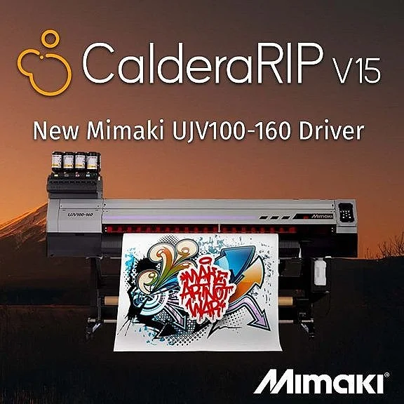 New Mimaki JV100-160 &amp; UJV100-160 Drivers For CalderaRIP Software