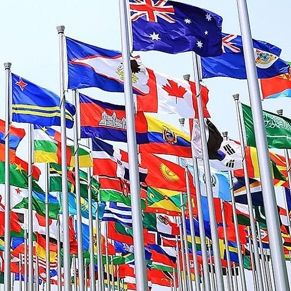 Banner Box Prints All Flags For The Commonwealth Games Using Printer Equipment, Inks, And Textiles From CMYUK