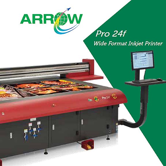 Arrow Digital Installs EFI Pro 24f Dedicated Flatbed UV LED Printer At Macromedia Of Hyderabad
