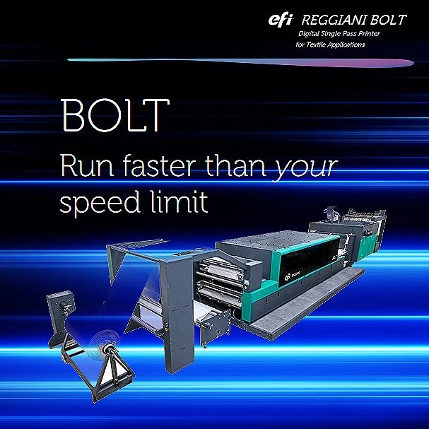 Prato-Based Digital Textile Printer Uses Inedit Software To Produce Precise Colour Matches To Past Print Production Accurately On Their New EFI Reggiani Bolt 