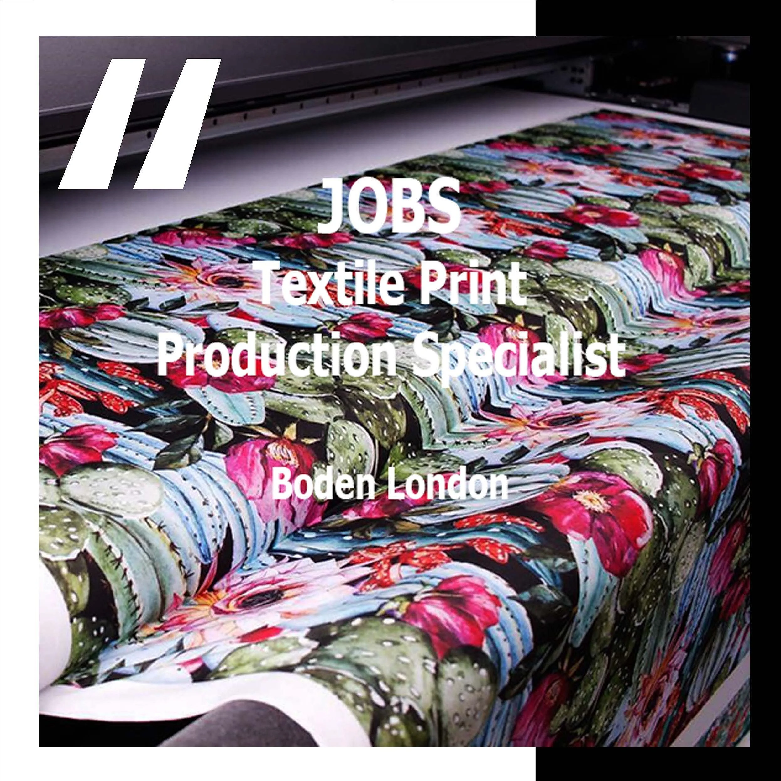 [JOBS]  TEXTILE PRINT PRODUCTION SPECIALIST : BODEN LONDON