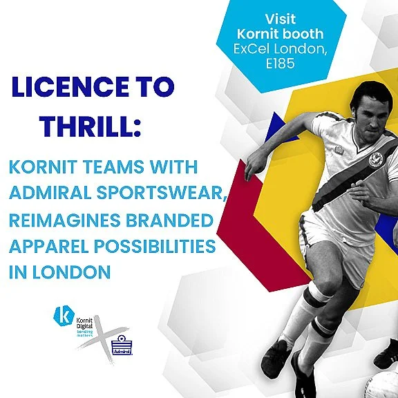 Kornit Teams Up With Admiral Sportswear As They Reimagine Licenced Apparel At The ExCel In London