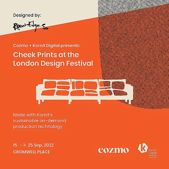 Cozmo And Kornit Digital Present “Sustainable Choice” With Stunning Printed Designs For Sofa Jackets By Raw-Edges With On-Demand Textile Production