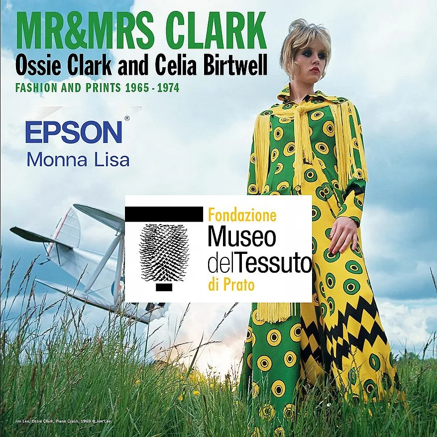 Fashion &amp; Technology Meet As The Epson Monna Lisa Digitally Prints Iconic Designs On Silk For The Textile Museum Of Prato In A Tribute To Mr &amp; Mrs Ossie Clark