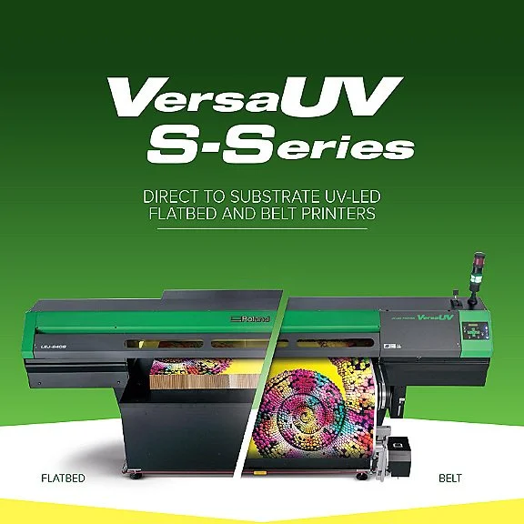 Roland DGA Announces The Addition Of New Belt-Driven Hybrid UV Printers To Its VersaUV LEC2 S-Series 