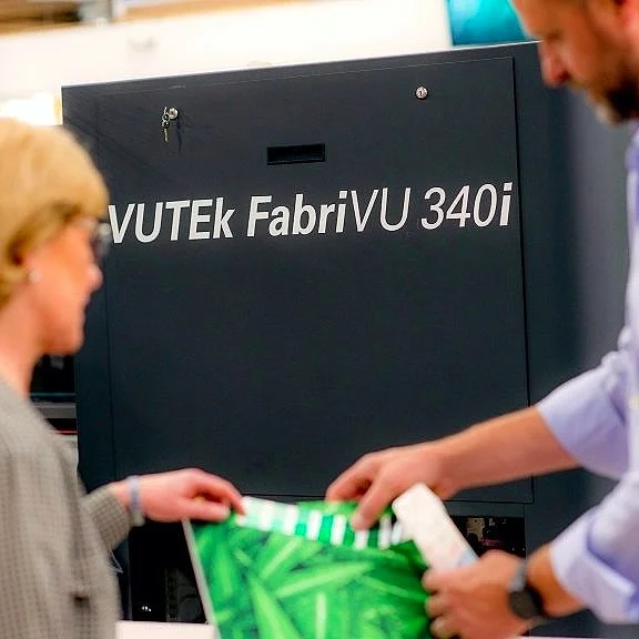 EFI Marks A Milestone As Orbus Installs The 300th Vutek FabriVU Printer