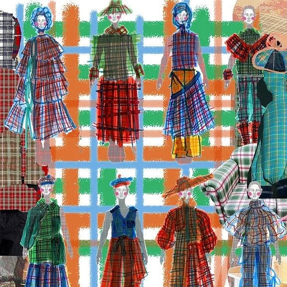 ARTSTHREAD Invites You To  Meet Francesca Merrick─ As She Brings Light And Enjoyment To Historical Scottish Heritage Designs