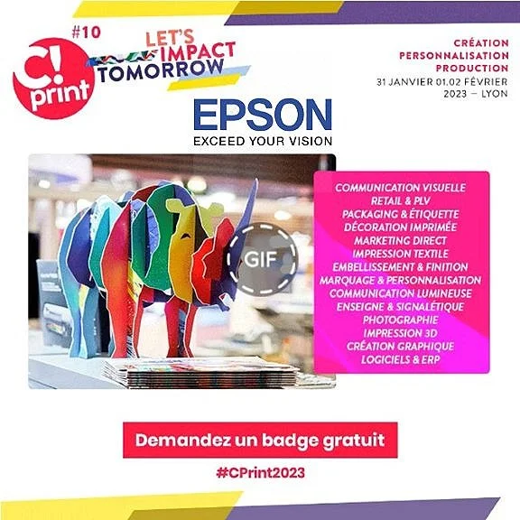 Digital Textile Printing─Epson Deploys All Its Technologies At C!Print Lyon 