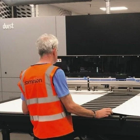 The Durst Rho 2500 UV Flatbed Printer Gives Dominion’s £1 M Machinery Investment A Gateway To High Speed Production And Fantastic Quality