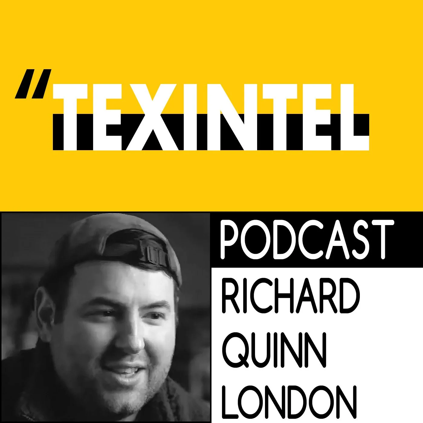 TEXINTEL TALKS - EPISODE 088 - RICHARD QUINN TALKS FASHION - STYLE, COUTURE, POWERFUL PRINTS AND AWARD WINNING DESIGN episode artwork