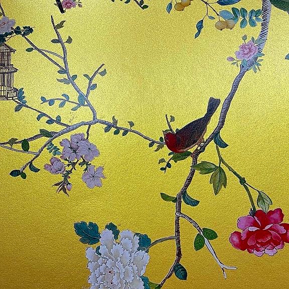 John Mark And HP Latex Print─A Perfect Combination For Gold Tone Wallcoverings Using HP White Ink Technology