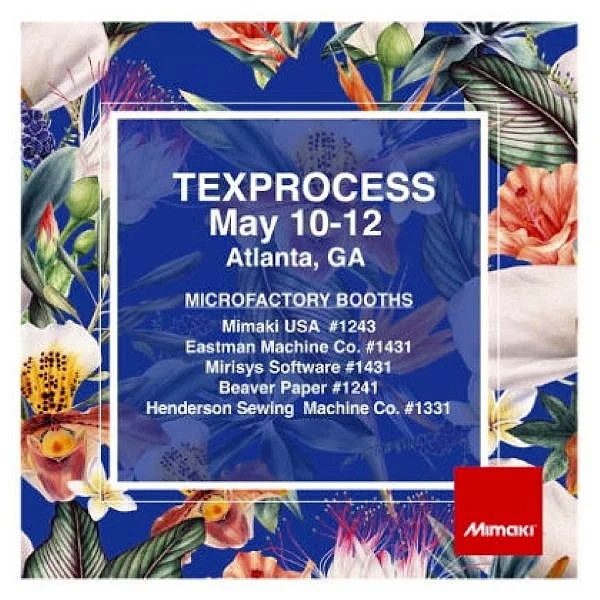 ‘Sell Produce Deliver’─Mimaki USA To Participate In The Textile Microfactory At Texprocess Americas 2023