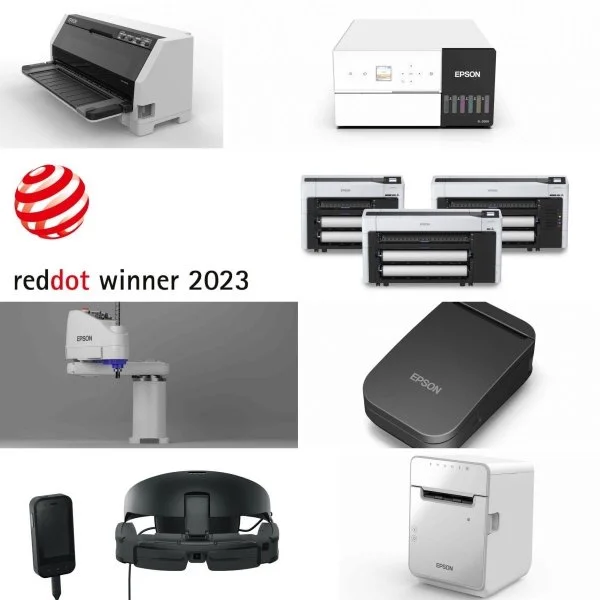 Epson Wins 2023 Red Dot Design Awards Across Five Product Lines For Design Distinction Including “Best Of The Best”