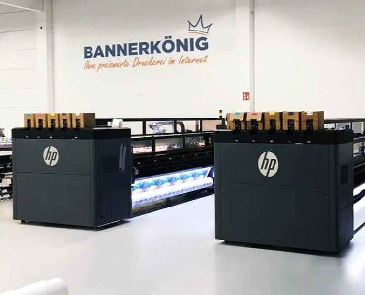 Wide-Width HP Latex 3600 Machines Feature Strongly As Bannerkönig Expands Its Production Capacities In Gelsenkirchen