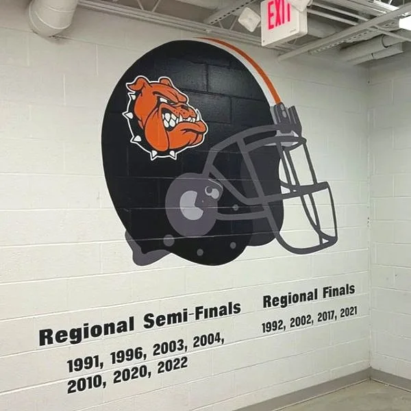 The Ohio Floor Company Uses Drytac Polar Grip To Score A Winner With High School Sports Graphics