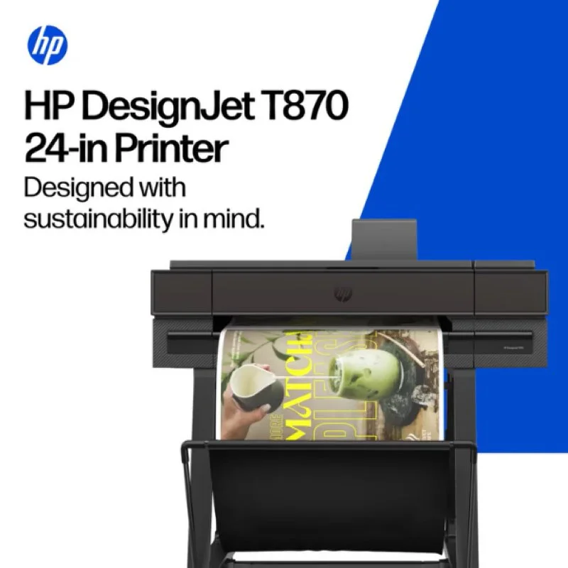 HP Sets A New Standard In Sustainable Large-Format Printing As It Unveils Its New DesignJet T870 Printer