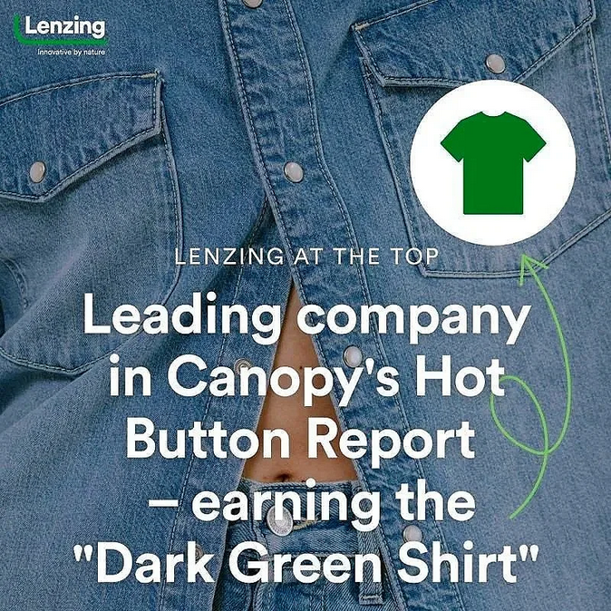 Lenzing Confirmed As Global Leader In Canopy Sustainability Ranking