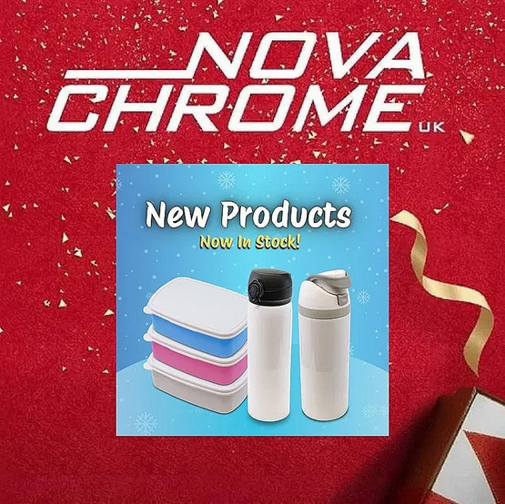 Nova Chrome UK Unveils New Range of Dye Sublimation Blanks for Festive Season and 2026