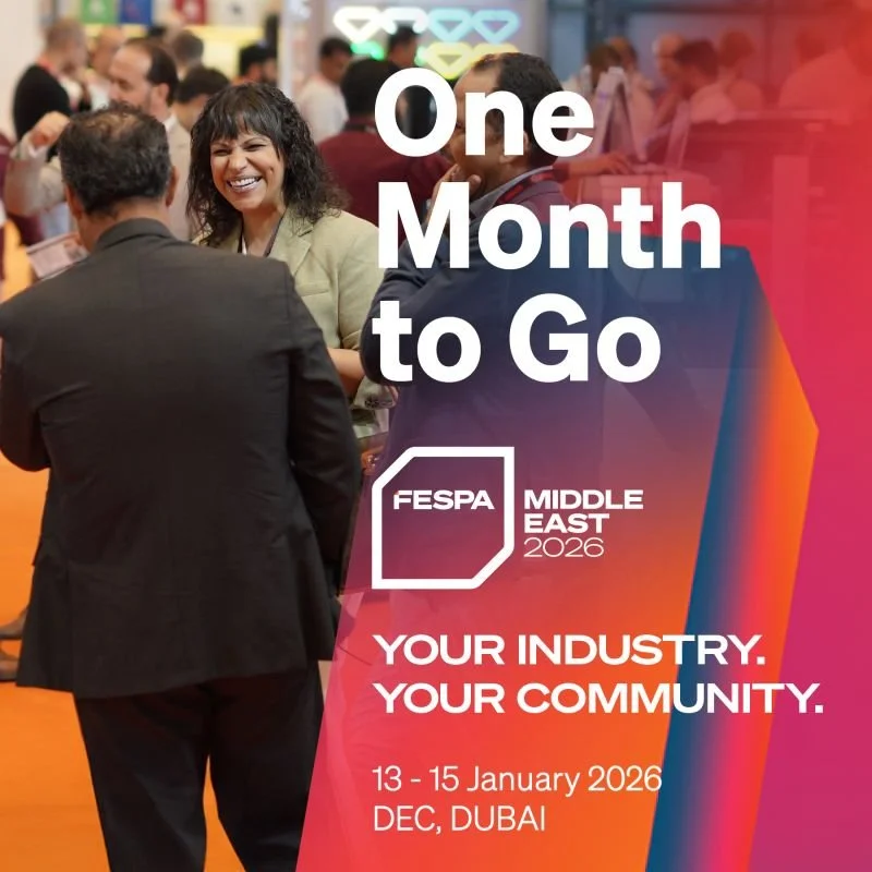 FESPA Middle East 2026 Countdown Begins ─ One Month Until Region's Premier Printing and Signage Event