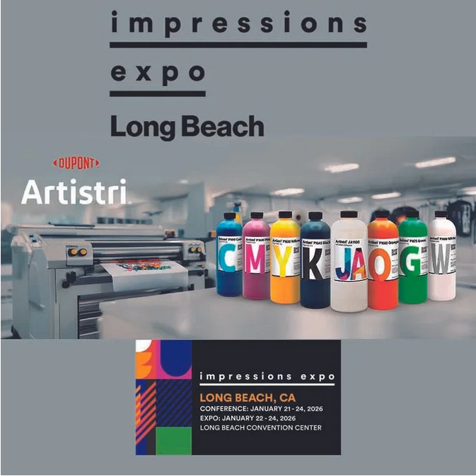 DuPont™ Artistri® Joins ISS Long Beach, Showcasing a Complete Solution for Direct-to-Film Printing