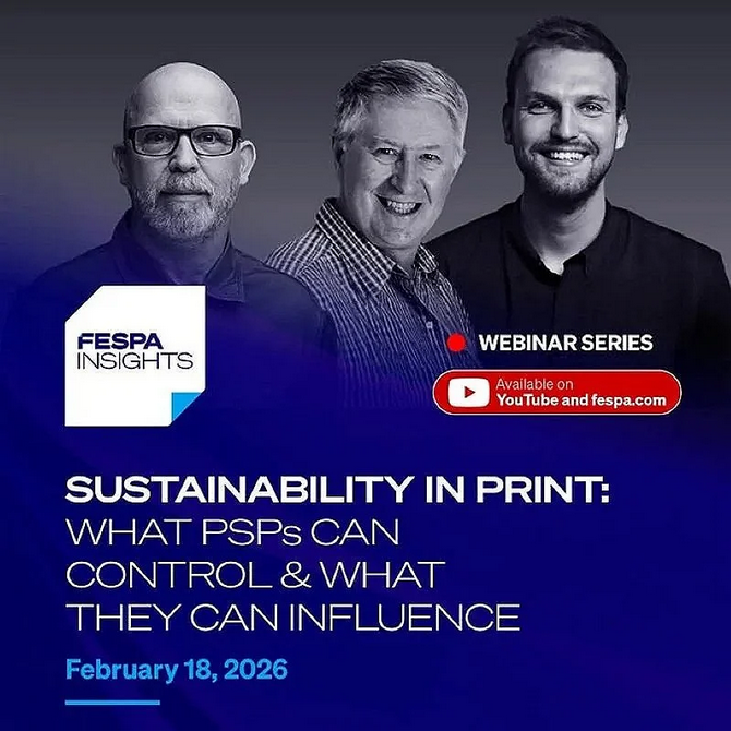 FESPA to Unpack the Real-World Complexities of Sustainable Print in Upcoming Webinar