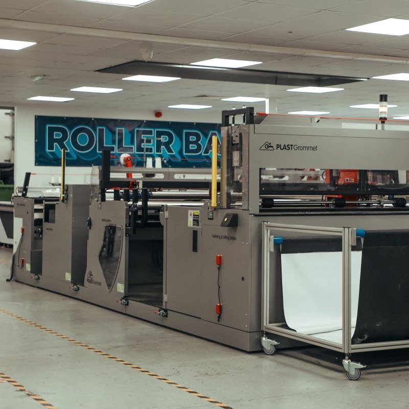 Route 1 Print Scales Large-Format Finishing With PLASTgrommet Automation